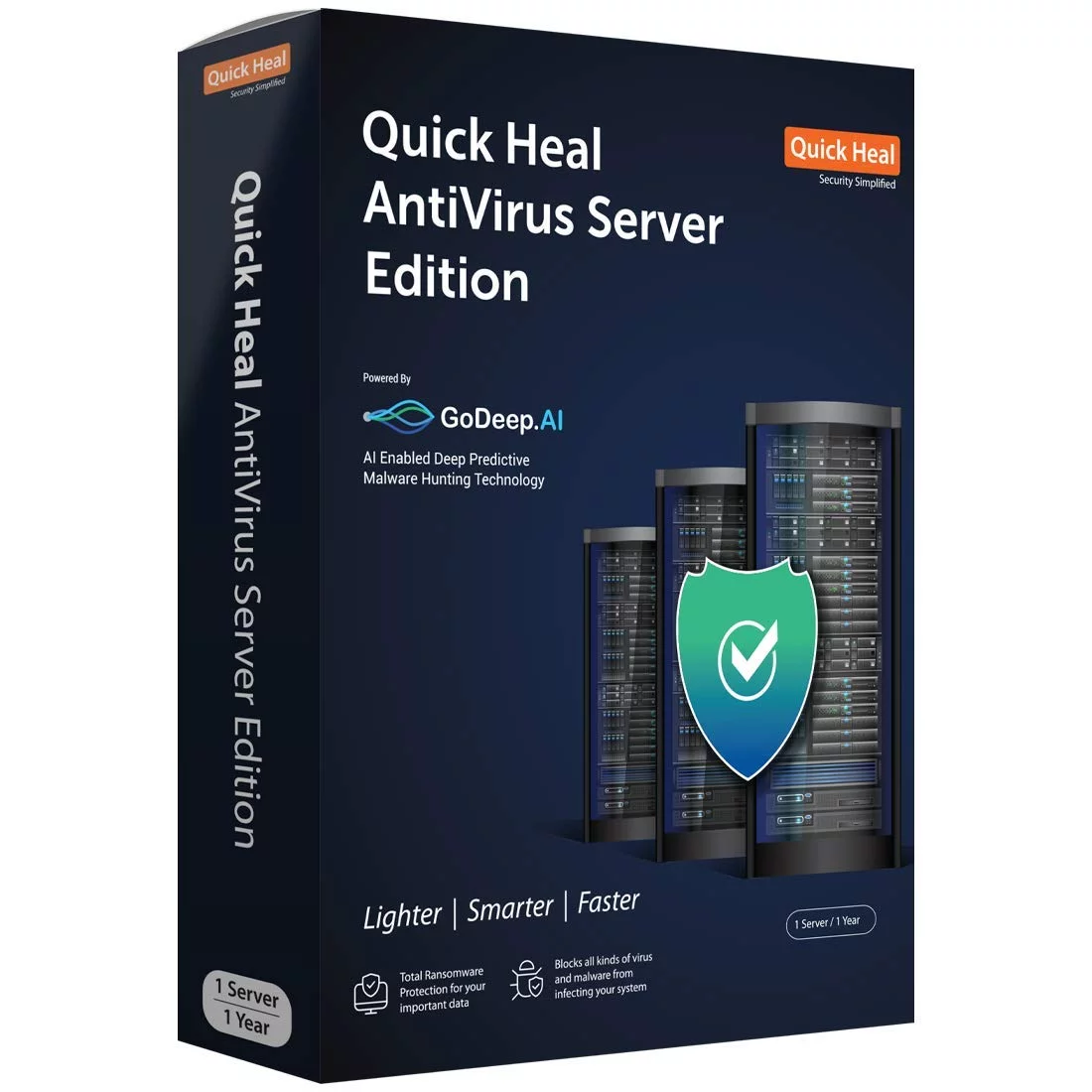 Quick Heal Server Edition Antivirus 1 User 3 Year