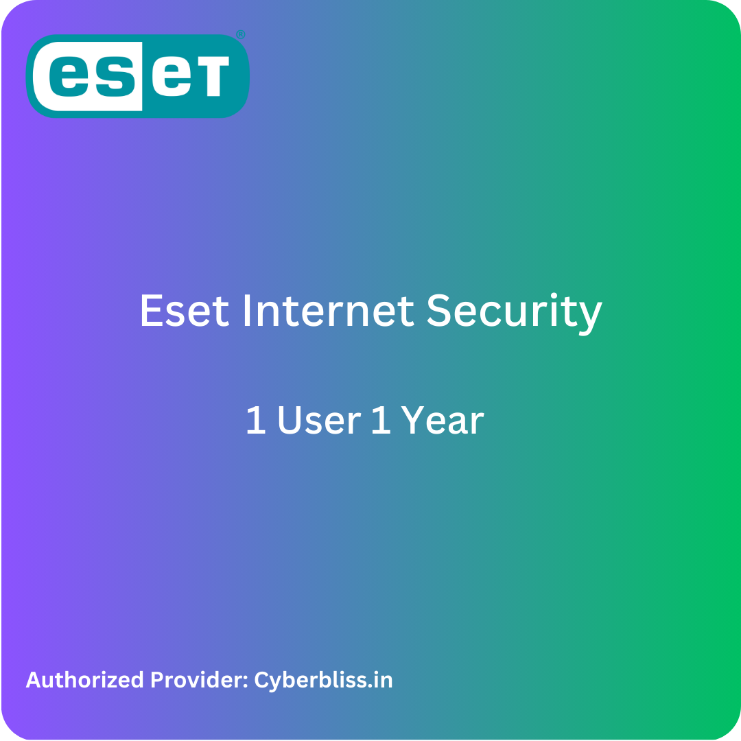 Eset Internet Security Antivirus 1 User 1 Year (2024)