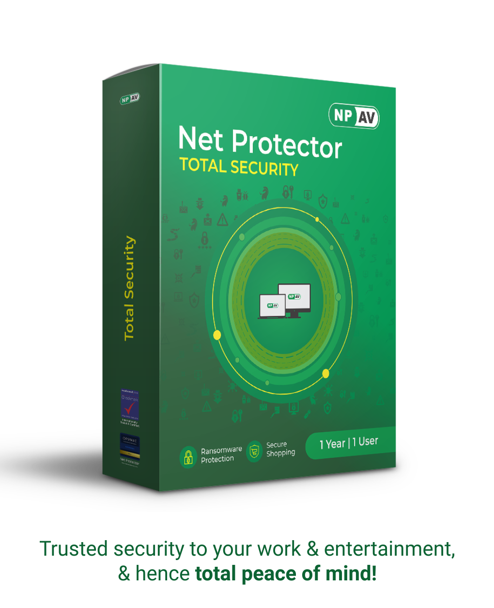 Net Protector Total Security Antivirus 1 User 1 Year