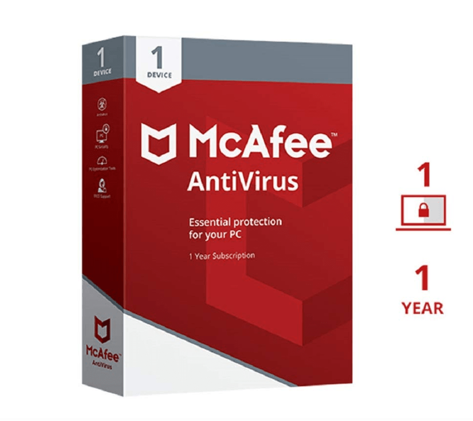 McAfee Pro Antivirus 1 User 3 Year