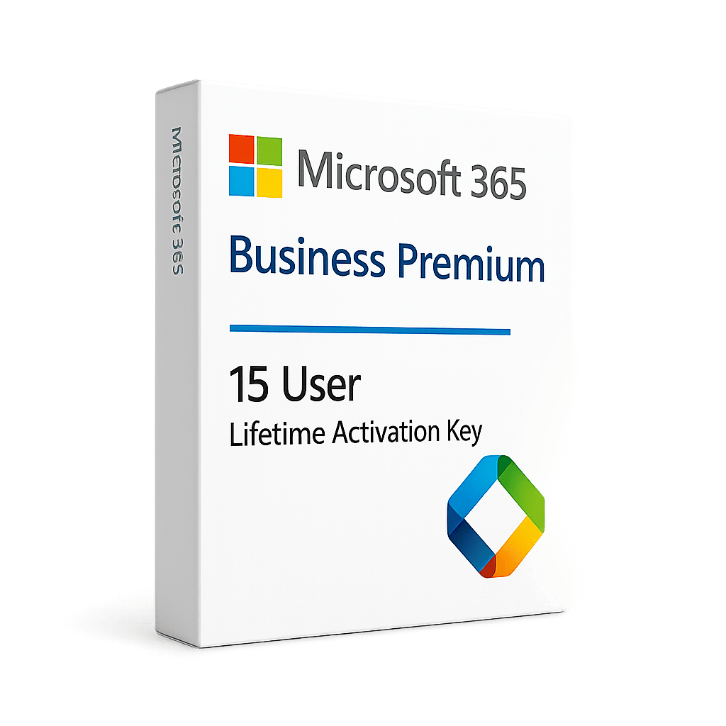 Microsoft 365 Business Premium 15 User - Lifetime Activation Key